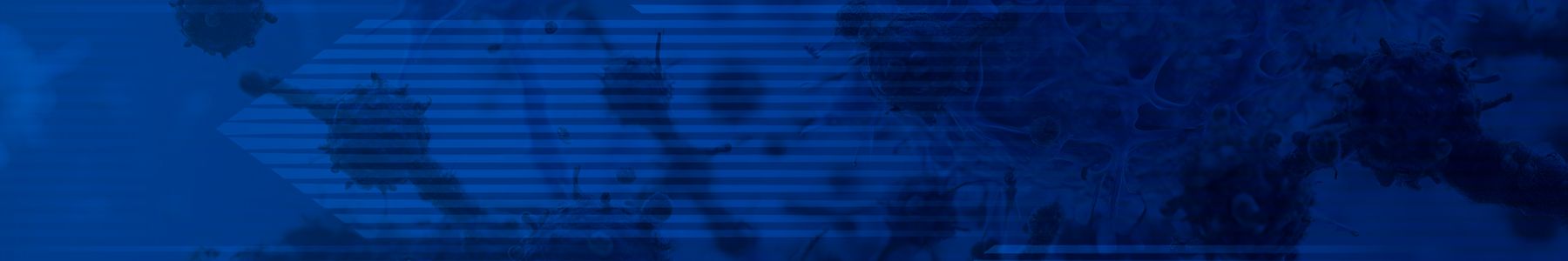 Blue abstract background showing microscopic cells, symbolizing cell therapy research. 