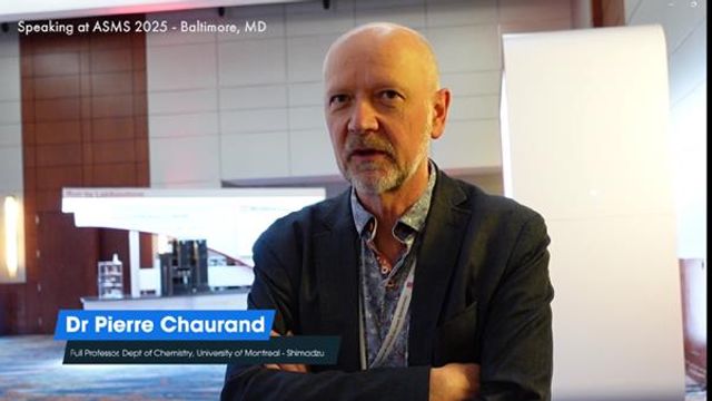 Dr Pierre Chaurand at ASMS 2025 